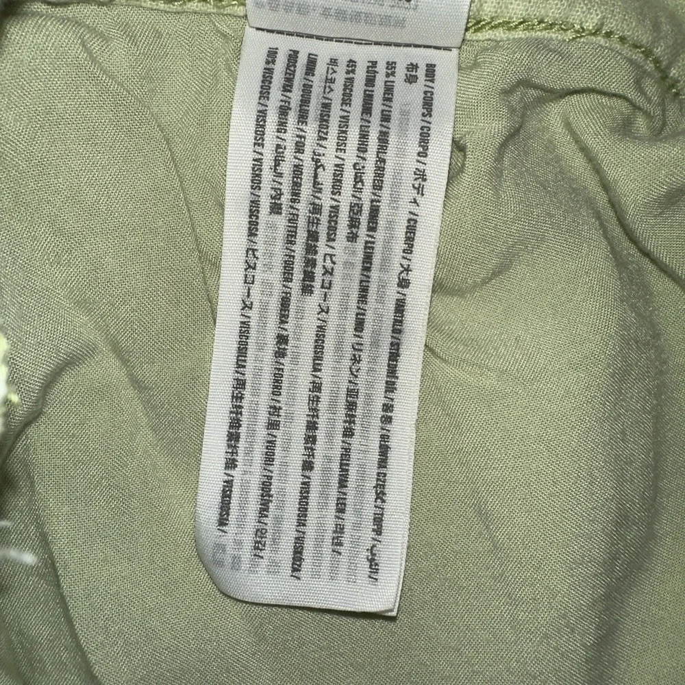 Abercrombie & Fitch Women's Linen Blend Shorts Size Large - Picture 3 of 4